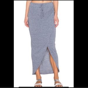 C&C California brand faux wrap midi skirt sz M